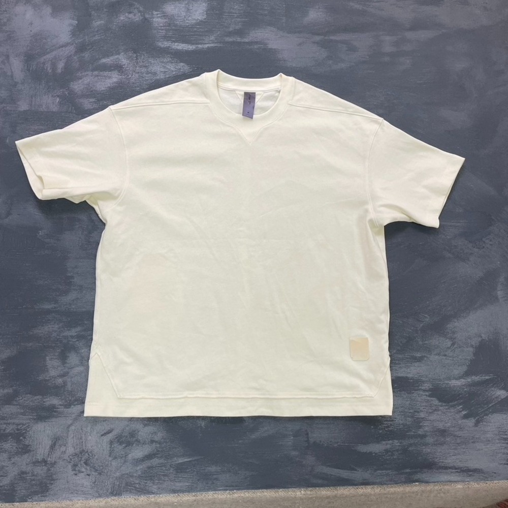 Kung Fu Graphic T-Shirt Men Medium White 2020s Li-Ning AHSU187-2